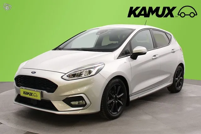 Ford Fiesta 1,0 EcoBoost 100hv A6 ST-Line 5-ovinen / Kaistavahti / Carplay & Android Auto / Vakkari / Juuri Image 6